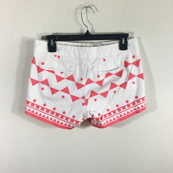 J. Crew City Fit Chino Shorts Tribal Print Size 2 - Picture 4 of 6